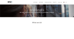 Desktop Screenshot of enso-origins.com
